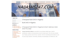 Desktop Screenshot of naijasms247.com